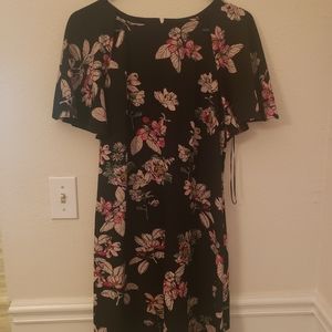 Flower shift dress